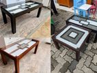 Modern mahogany coffee tables / Sofa Stools