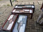 Modern Mahogany Sofa Stools