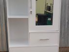 Modern Mdf Large 2 Drawer Baby Cupboard with Mirror