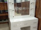 Modern Mdf White Large Hollywood Dressing Table with Bulb