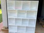 Modern MDF White Rack with Back Board