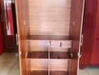 MODERN MELAMINE 2D DARK HALF HANGING WARDROBE