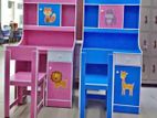 Modern Melamine Top Cupboard Kid Desk with Chairs