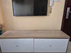 Modern Minimalist TV Stand – Two-Tone Finish