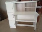 Modern Olinca 4ft White Side 3 Cupboard Study Table