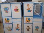 MODERN OLIVE BABY CUPBOARDS WITH STICKERS