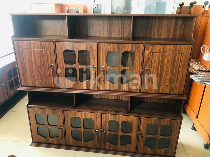 Modern Pantry Cupboard Set with Glass Kottawa ikman