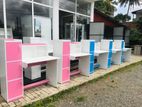 MODERN SIDE 3 CUPBOARD BLUE & PINK SMART STUDY TABLE