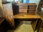 Modern Side 3 Cupboards 4 Ft Dark Study Tables