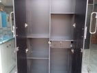 Modern Side Hanging 2 D Black Wardrobe