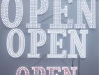 Modern Sign Boards with LED Lighting