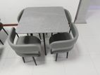 Modern Square Dining Set 4 Chair