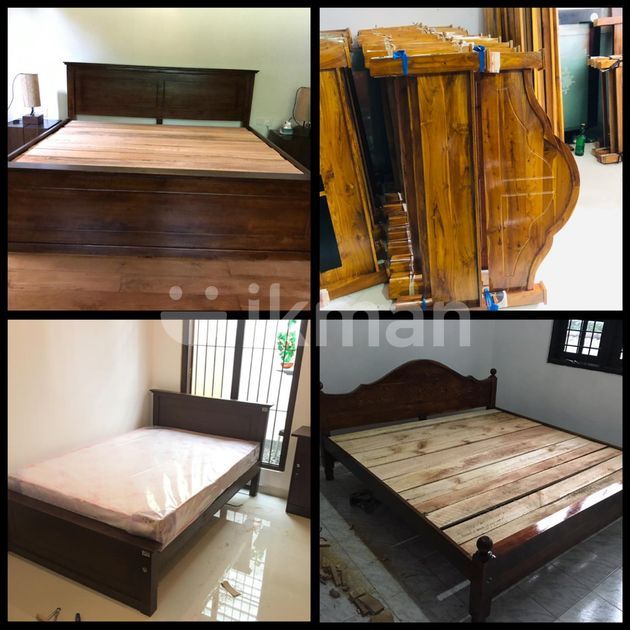 Modern TEAK Arch & BOX BEDS Kottawa ikman.lk