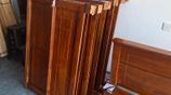Modern teak box double beds 72×48
