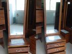 MODERN TEAK DRAWER DRESSING TABLES