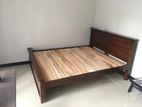 Modern Teak Queen Bed