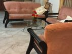 Modern Teak Sofa Set With Table