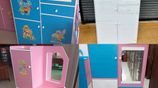 MODERN UNIQUE BABY CUPBOARDS WITH SIDE MIRROR