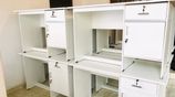 MODERN UNIQUE MELAMINE OFFICE TABLES