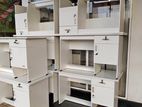 MODERN WHITE 4x2 OFFICE TABLES