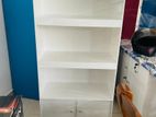Modern White 5ft Book Cupboards