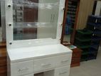 Modern White Bulb Dressing Table