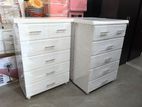 Modern White Chest of Drawer Set