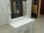 MODERN white Dressing Table with Bulb .