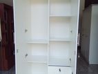 Modern White Side 2 Drawer D Wardrobe
