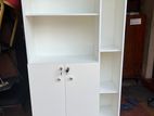 Modern White Side Rack Book Cupboards