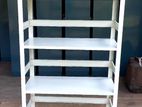 Modern white steel file racks