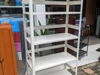 Modern White Steel File Racks