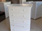 Modern White Top Chest of Drawer Set