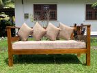 Modern Wooden Sofa Set With Cushions