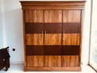 Modern,3 Door Teak Wardrobe -Li 62