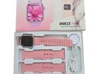 Modio MW15 Mini Ladies Pink Colour Smart Watch With 3 Straps