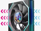Modular Splicing Infinity Mirror 120mm CPU Case LCD Fan Jungle Leopard