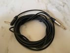 Mono Jack 6.35mm Guitar Cable Lead 6m