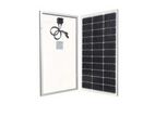 Monocrystalline Glass Solar Panel 100W