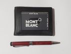 Mont Blanc Wallet with Pen