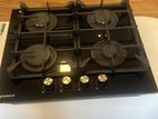 Morich 4 Gas Burner Glass Top Cooker Hob