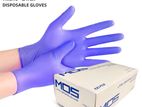 MOS Trilite Disposable Gloves - Purple Color Powder Free (100Pcs)