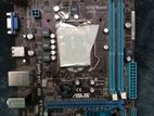 H61 Motherboard with Processor