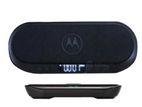 Motorola Portable Bluetooth Alarm Clock Speaker