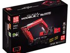 Mould King 15062 Motor Red Mechanical Digger with 1500 Pcs Toy Lego Set