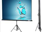Movable Projector Screen with Tripod Stand