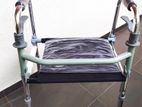 Moving Walker With Fabric Padded Seat