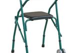 Moving Walker with Seat & Wheel