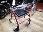 Moving Walker With Seat Bucket Rollator