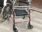 Moving Walker With Seat Bucket Rollator